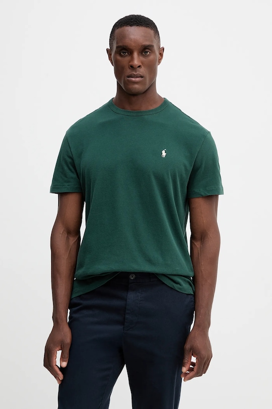 

Хлопковая футболка Polo Ralph Lauren, зеленый