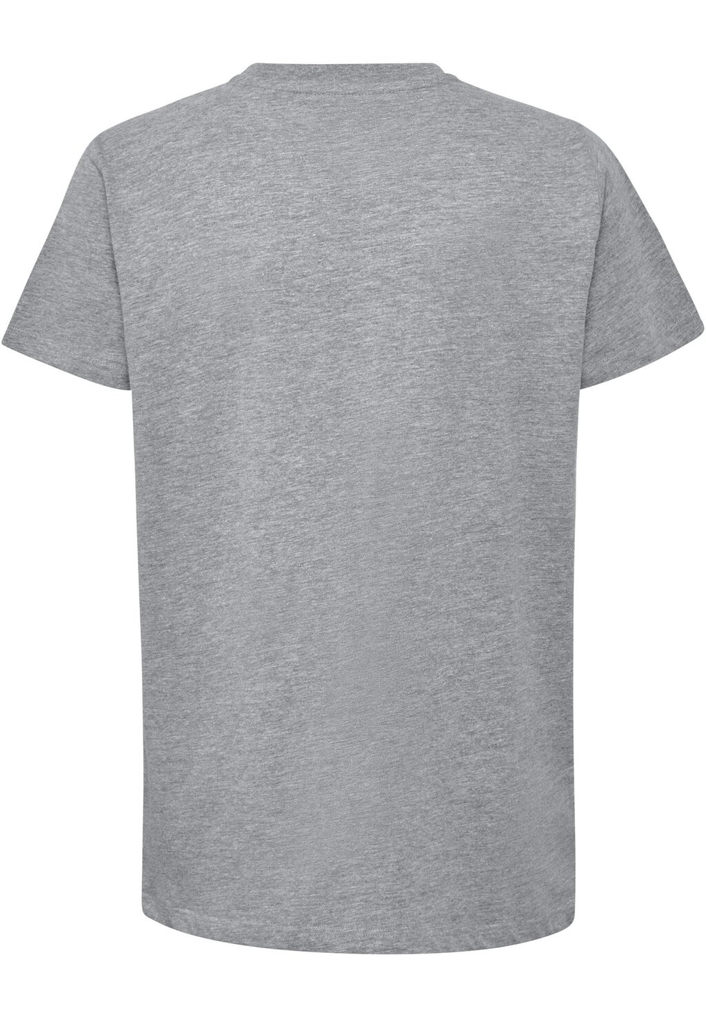 Футболка с принтом Logo Kids Unisex Hummel, цвет grey melange — фото 2