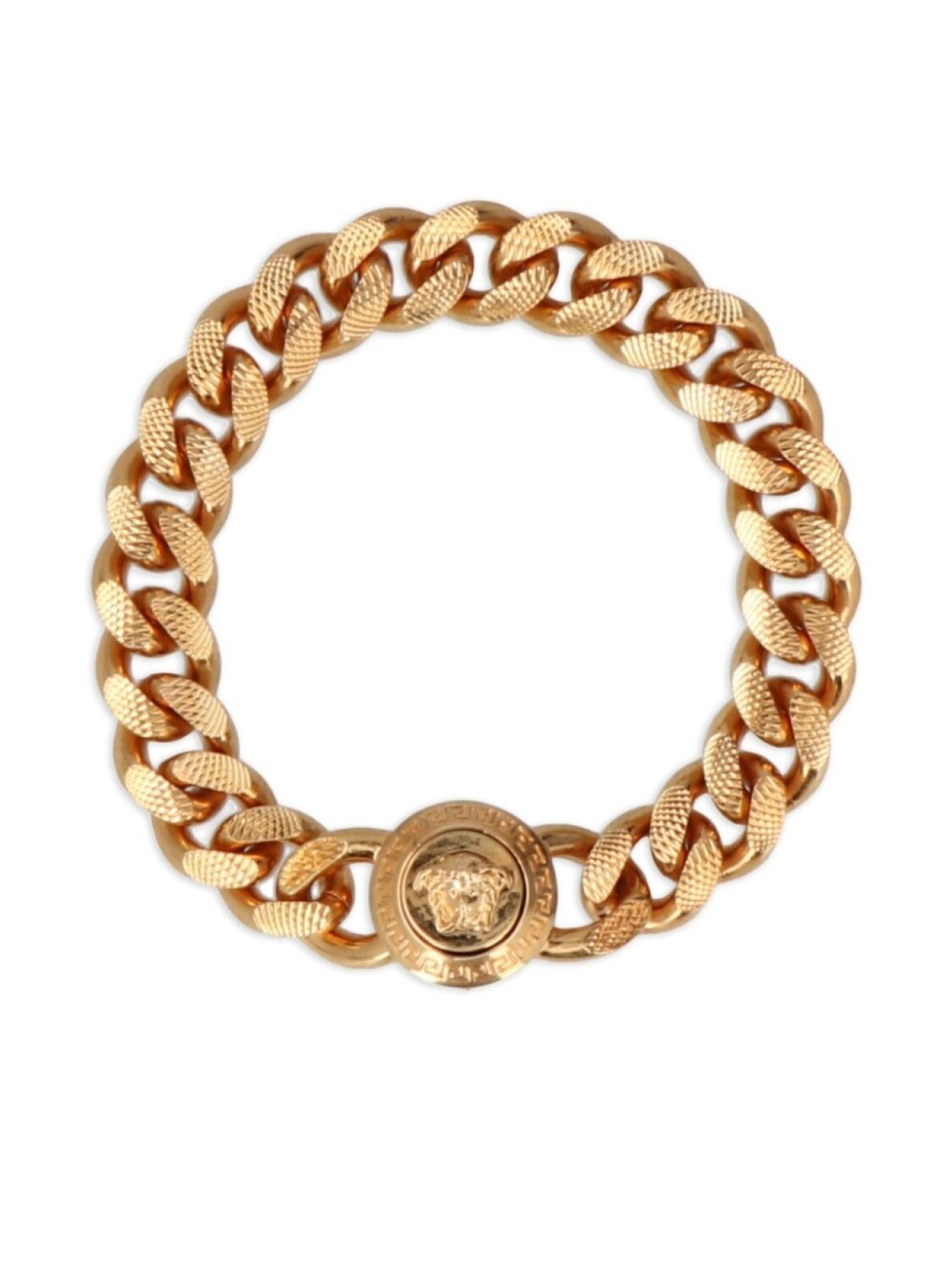 

Versace цепочный браслет с декором Medusa, золотой
