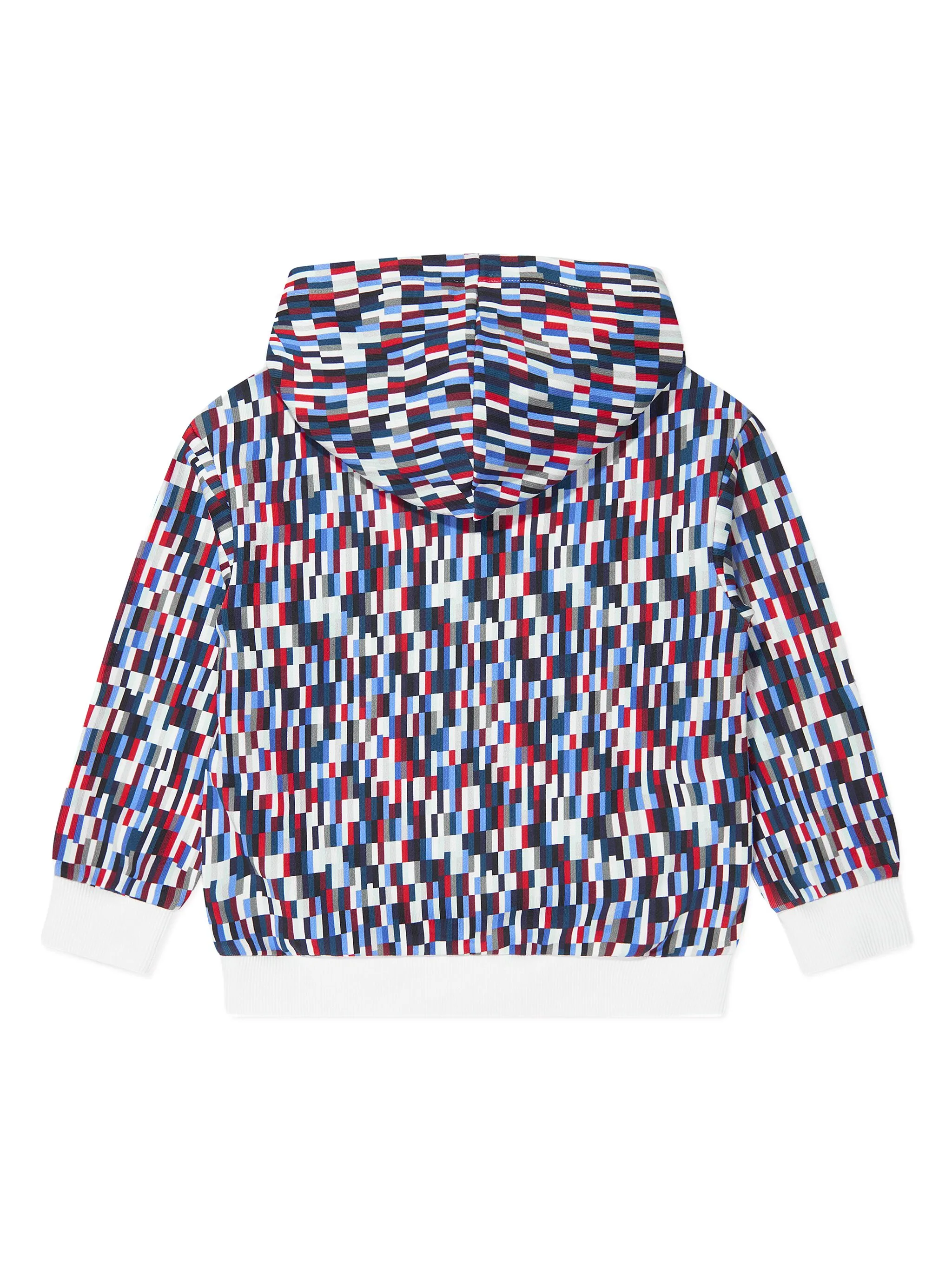 Худи с геометричным принтом Missoni Kids, синий — фото 2