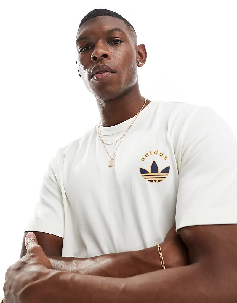 

adidas Originals – Футболка белого цвета