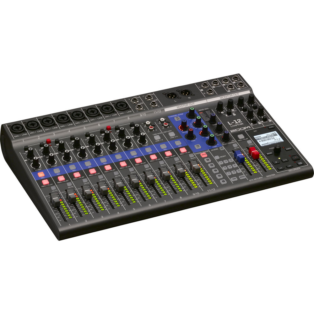 

Цифровой микшер Zoom LiveTrak L-12 - 12-Channel Digital Mixer & Multitrack ZL12