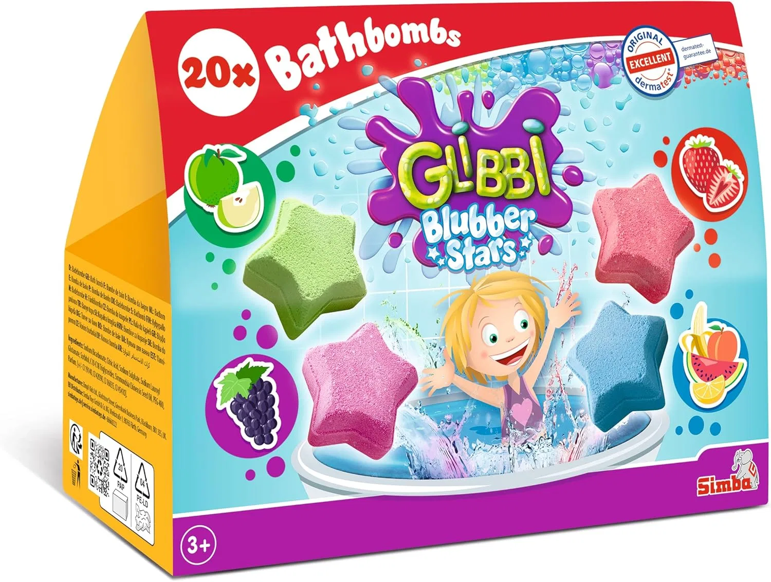 Набор из 20 бомбочек для ванны Simba Glibbi Blubber Stars Simba