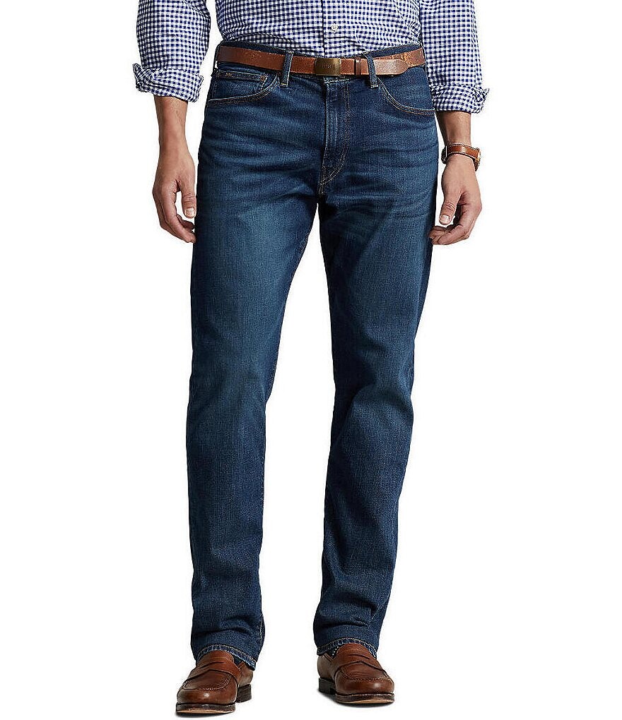

Джинсы прямого кроя Polo Ralph Lauren Big & Tall Rockford Prospect, синий