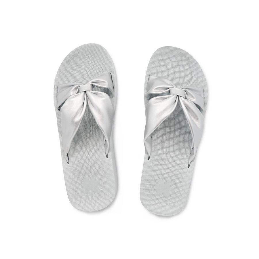 FLIP FLOP Женские сандалии на танкетке с бантом Lt.Grey