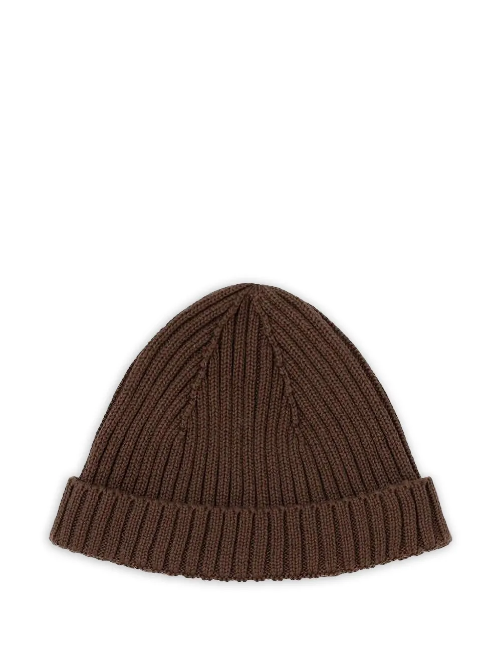 

Вязаная шапка Oria в рубчик Carrer, коричневый