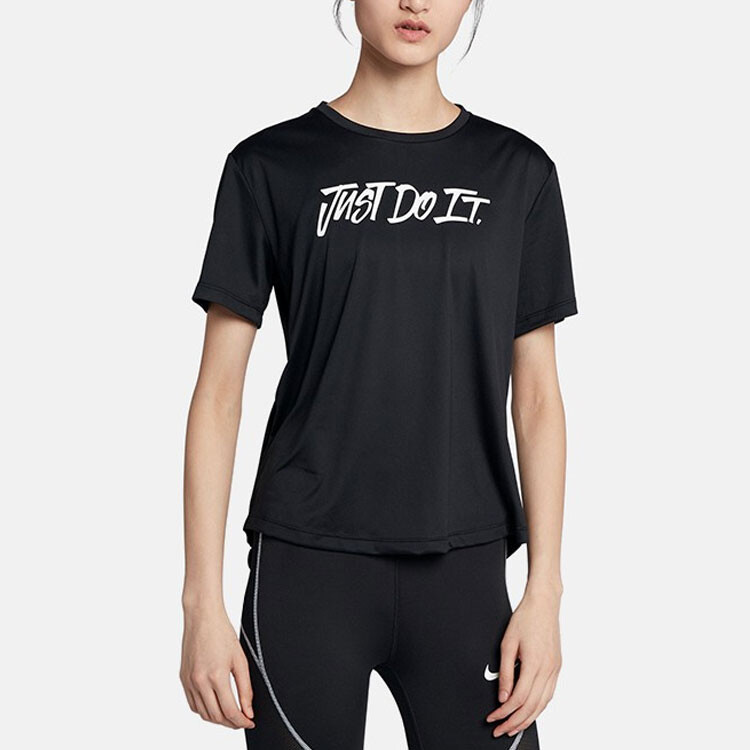 Женская футболка Nike, цвет Black — фото 4