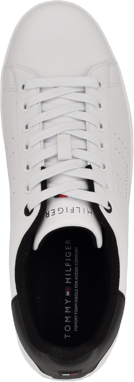 Кроссовки Tommy Hilfiger Men's Liston, белый/черный — фото 2