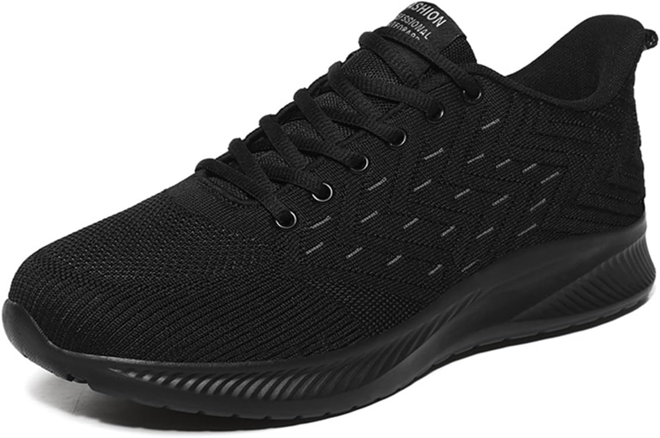 

Мужские повседневные дышащие кроссовки Cmadolrs с противоскользящей подошвой, легкие кроссовки для ходьбы, мужские шнурованные кроссовки для ходьбы, черный/серый