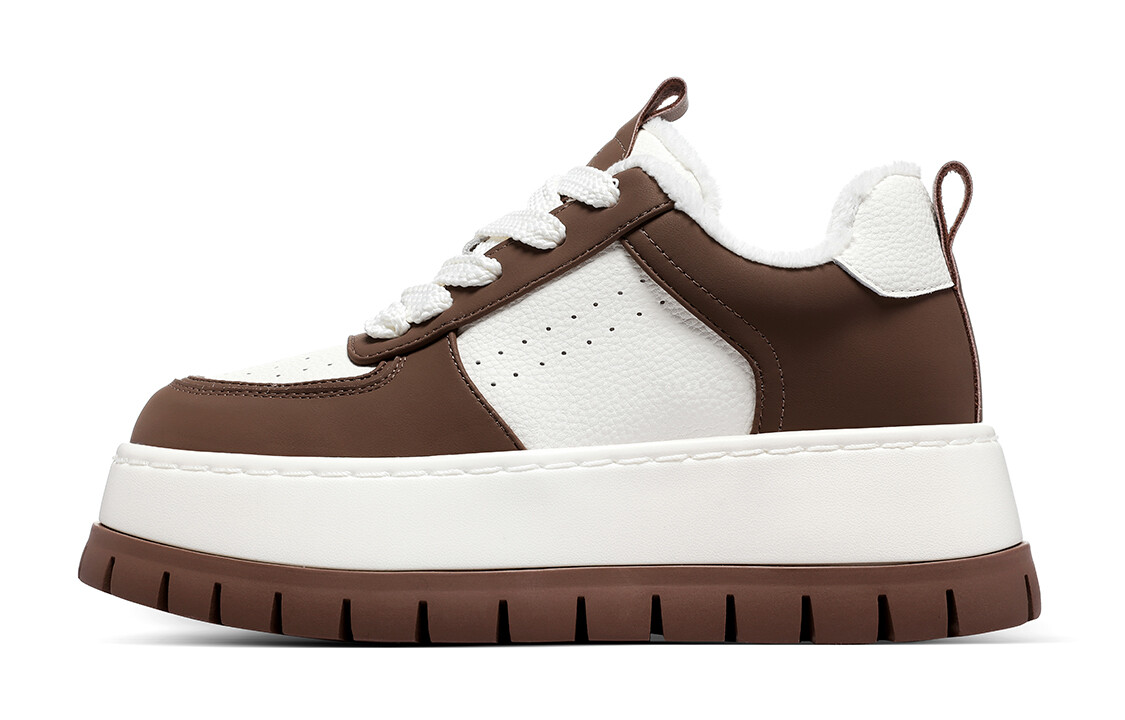 

Кроссовки C°BANNER Skateboarding Shoes Women's Low-top Beige/Brown, коричневый