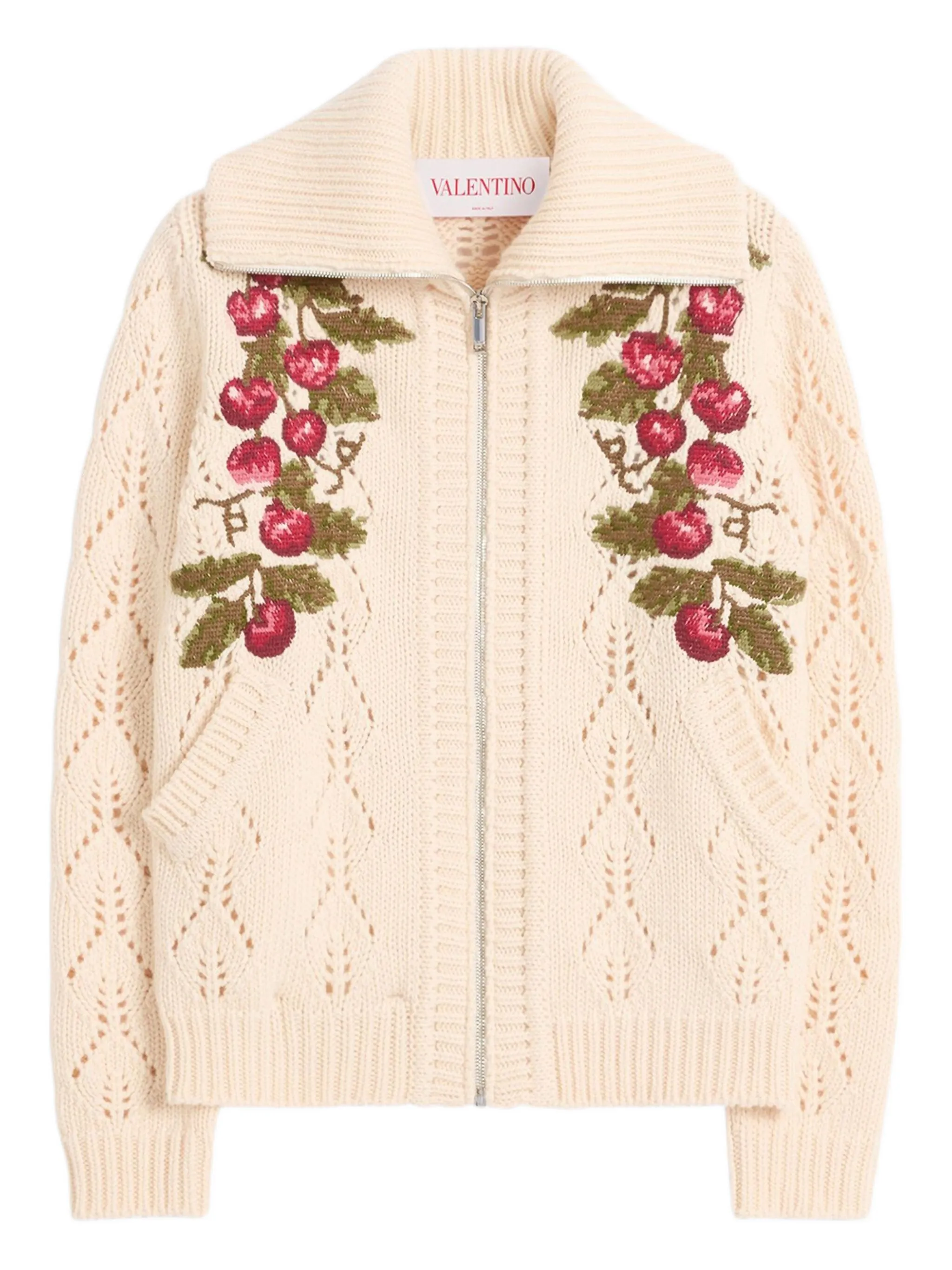 

Кардиган с вышивкой Valentino Garavani, бежевый