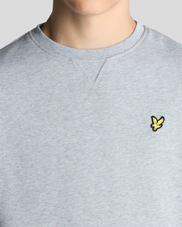 Толстовка с круглым вырезом Lyle & Scott, Light Grey — фото 4