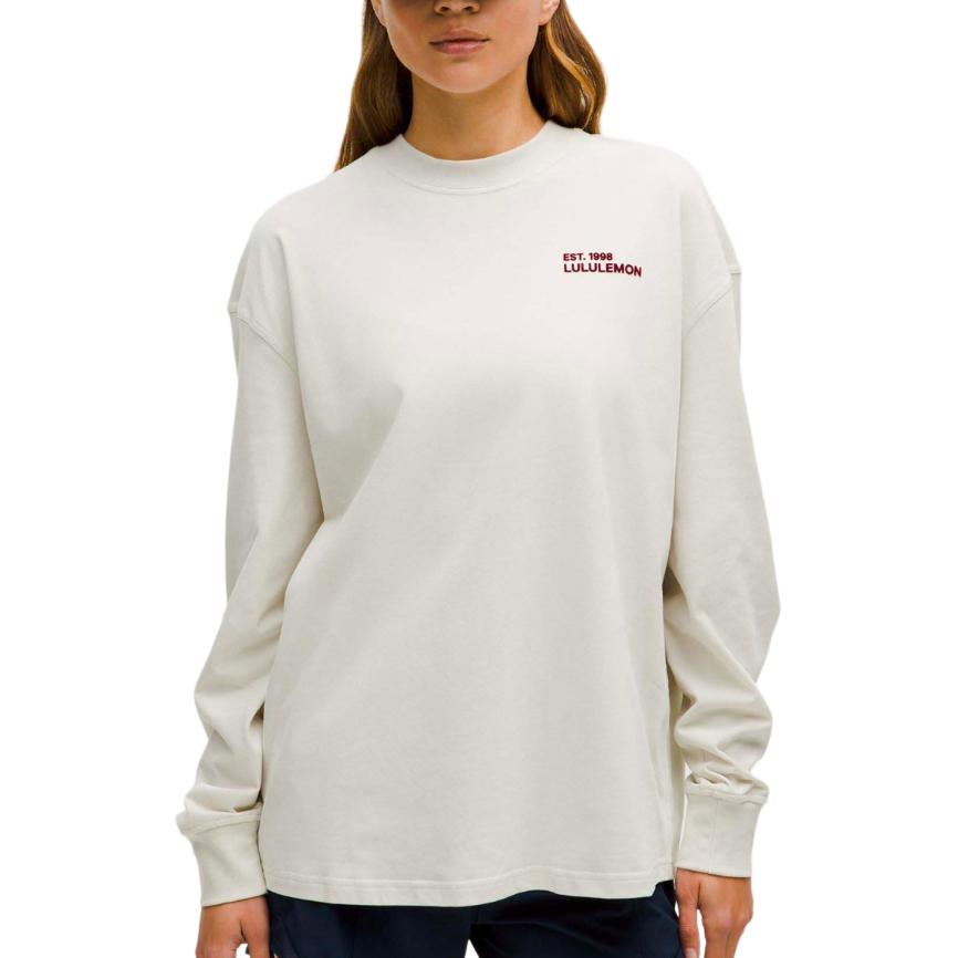 

Тяжелая футболка женская Lululemon, белый