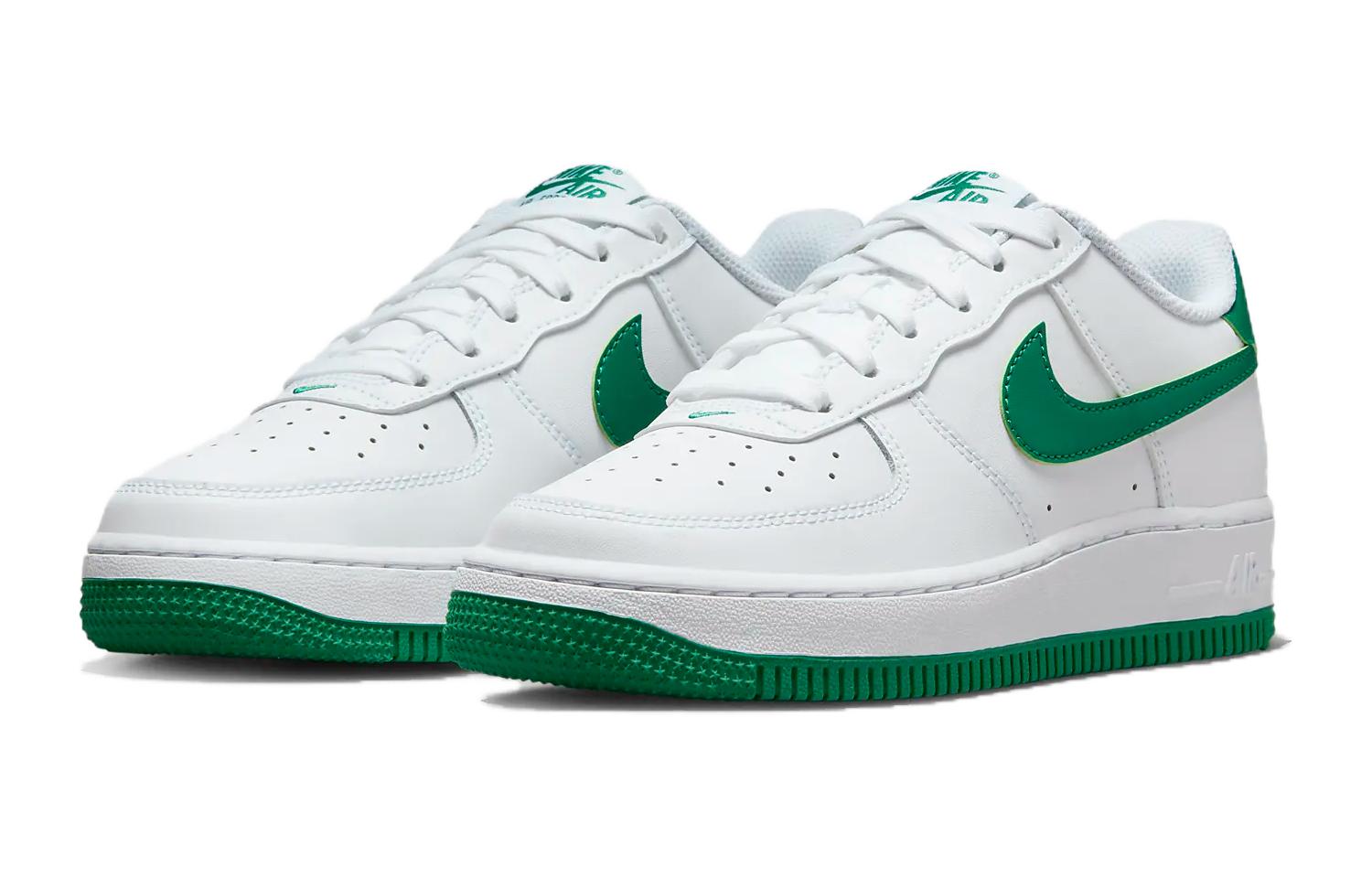Nike Air Force 1 GS 'White Malachite', Белый Зеленый — фото 3