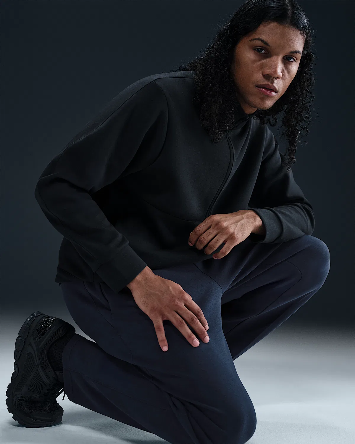 Мужские штаны Dri-FIT Nike 24.7 ImpossiblySoft, Obsidian/Dark Obsidian — фото 4