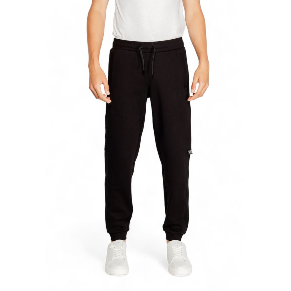 

Черные хлопковые джинсы и брюки Armani EA7 Emporio