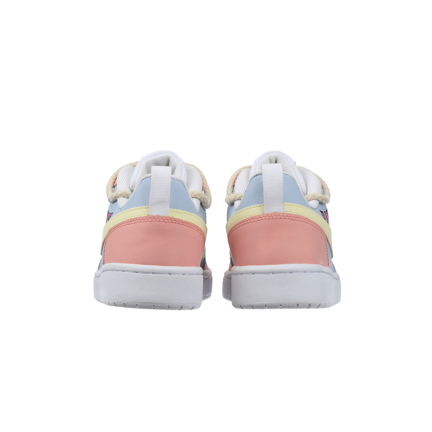 

Кроссовки для скейтбординга Court Borough 2 женские, низкие, розовый/синий Nike
