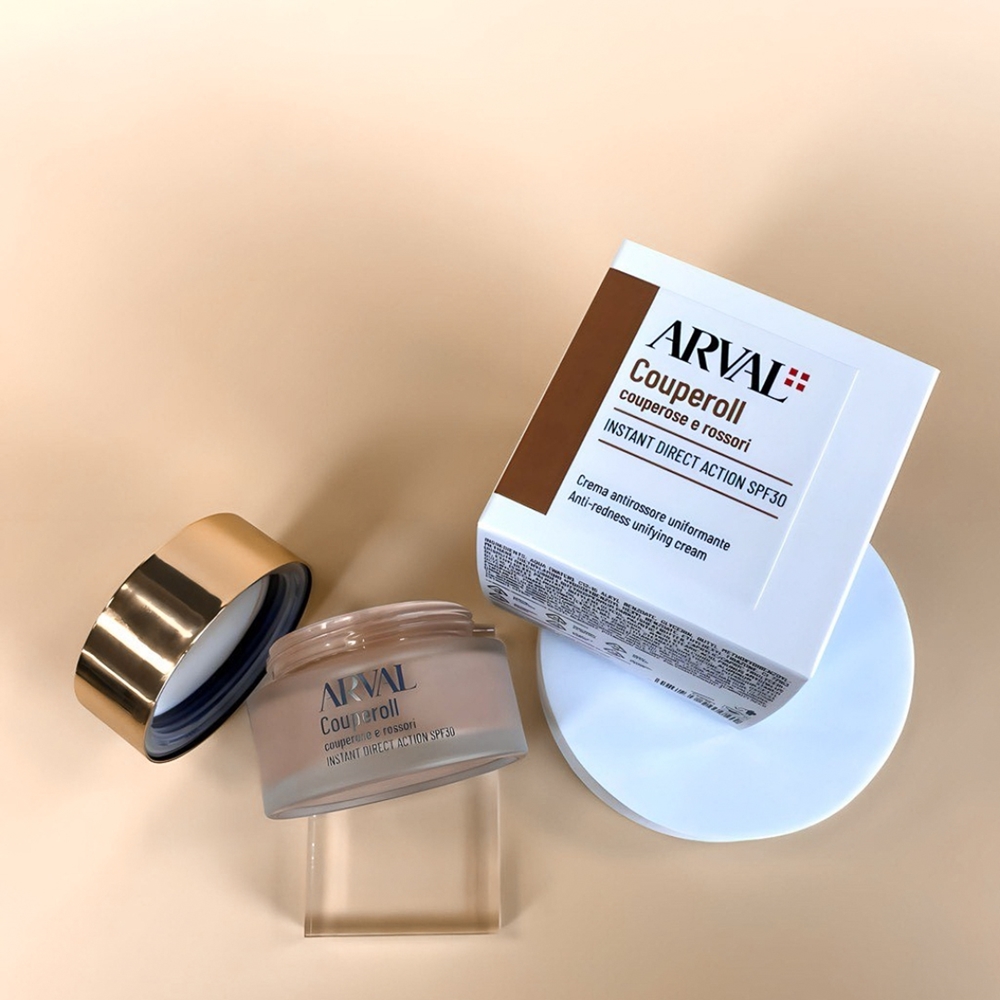 Крем для лица SPF30 ARVAL Успокаивающий Couperoll мгновенного прямого действия для чувствительной, склонной к — фото 2
