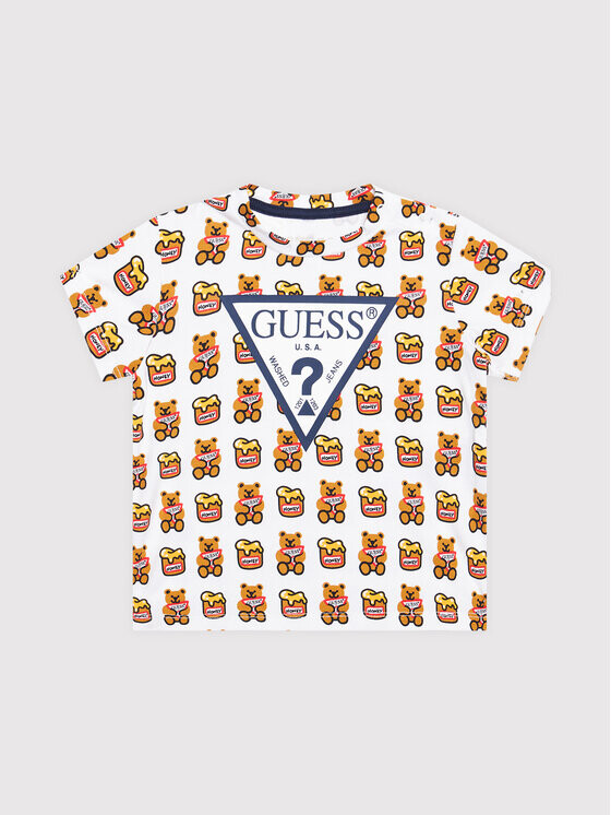 

Футболка стандартного кроя Guess, белый
