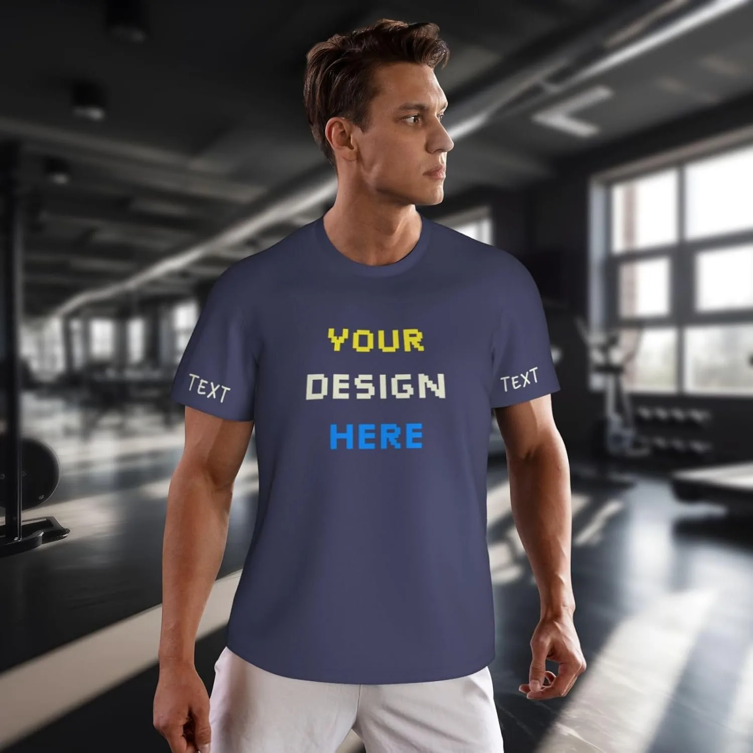 Футболка Custom с логотипом спереди и сзади — фото 3