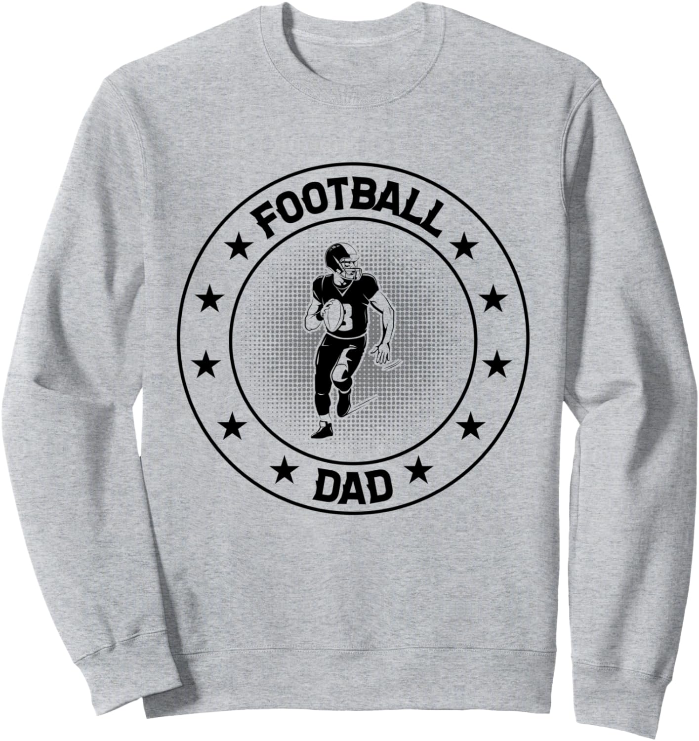 

Футболка для папы-футболиста American Football Player Daddy Football Player, серый