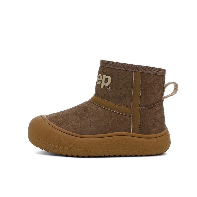 Детские зимние ботинки Kids Jeep, Tea Brown Brown[Warmth-Retaining Small Volcano]