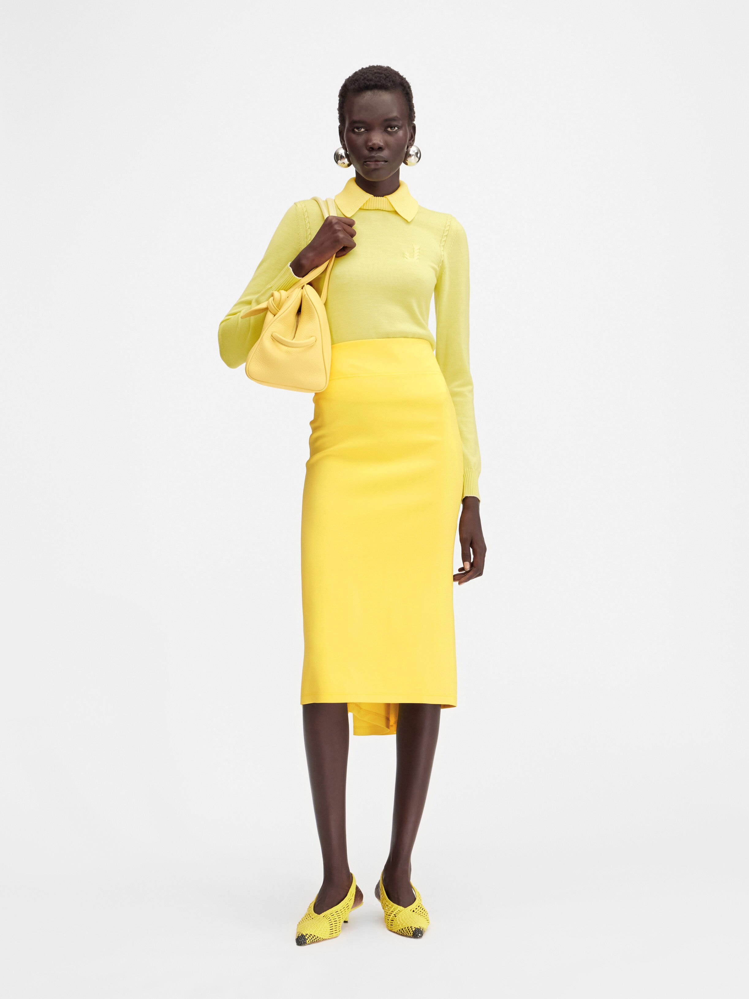 

Трикотажное поло с логотипом "J" JACQUEMUS The Tricot knit, желтый