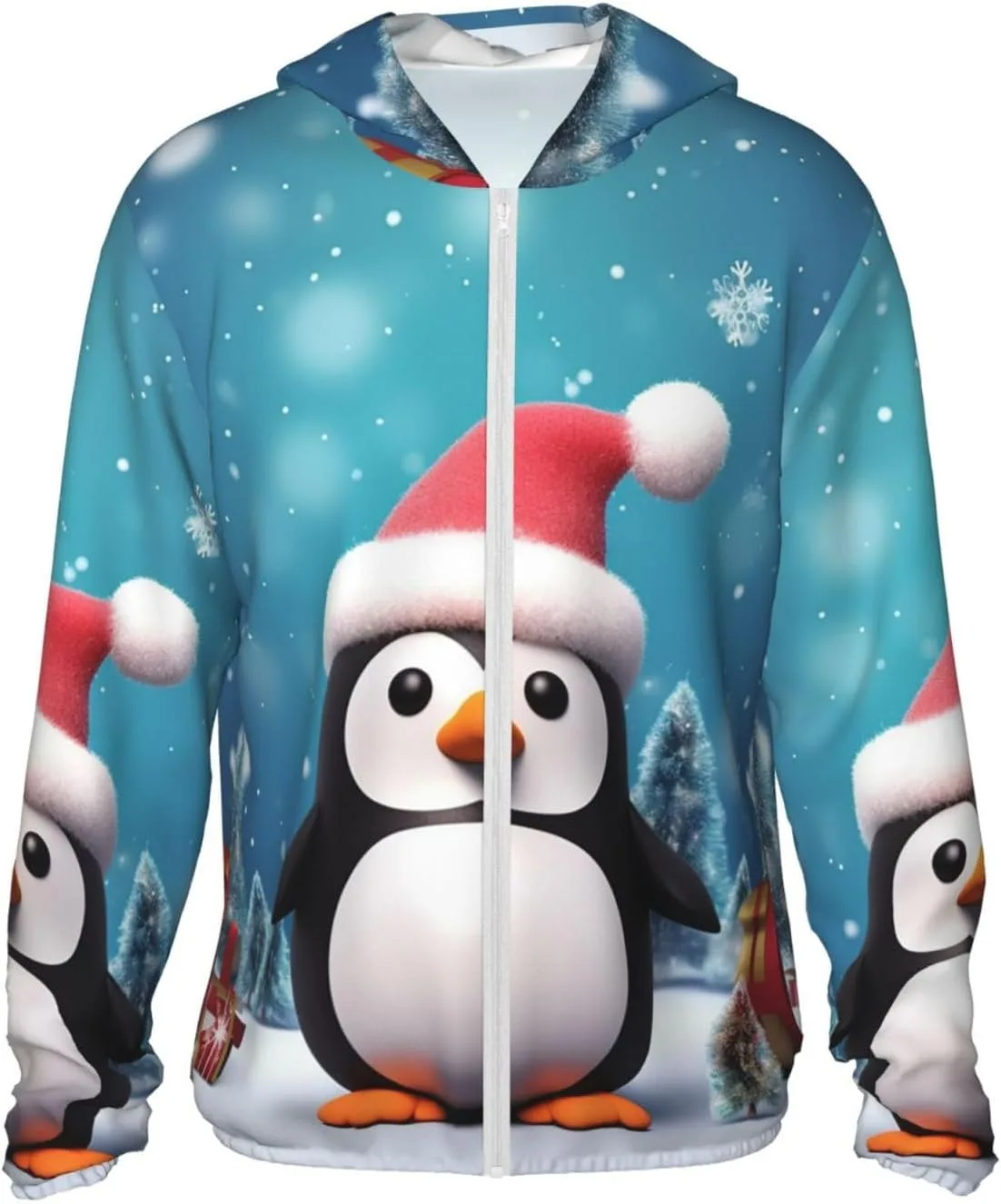 

Мужская толстовка с капюшоном UPF 50+ на молнии FHEBNDS