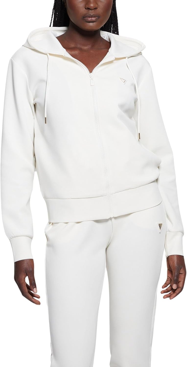 

Женская толстовка с капюшоном и молнией GUESS Eco Olympe, Ocean Salt