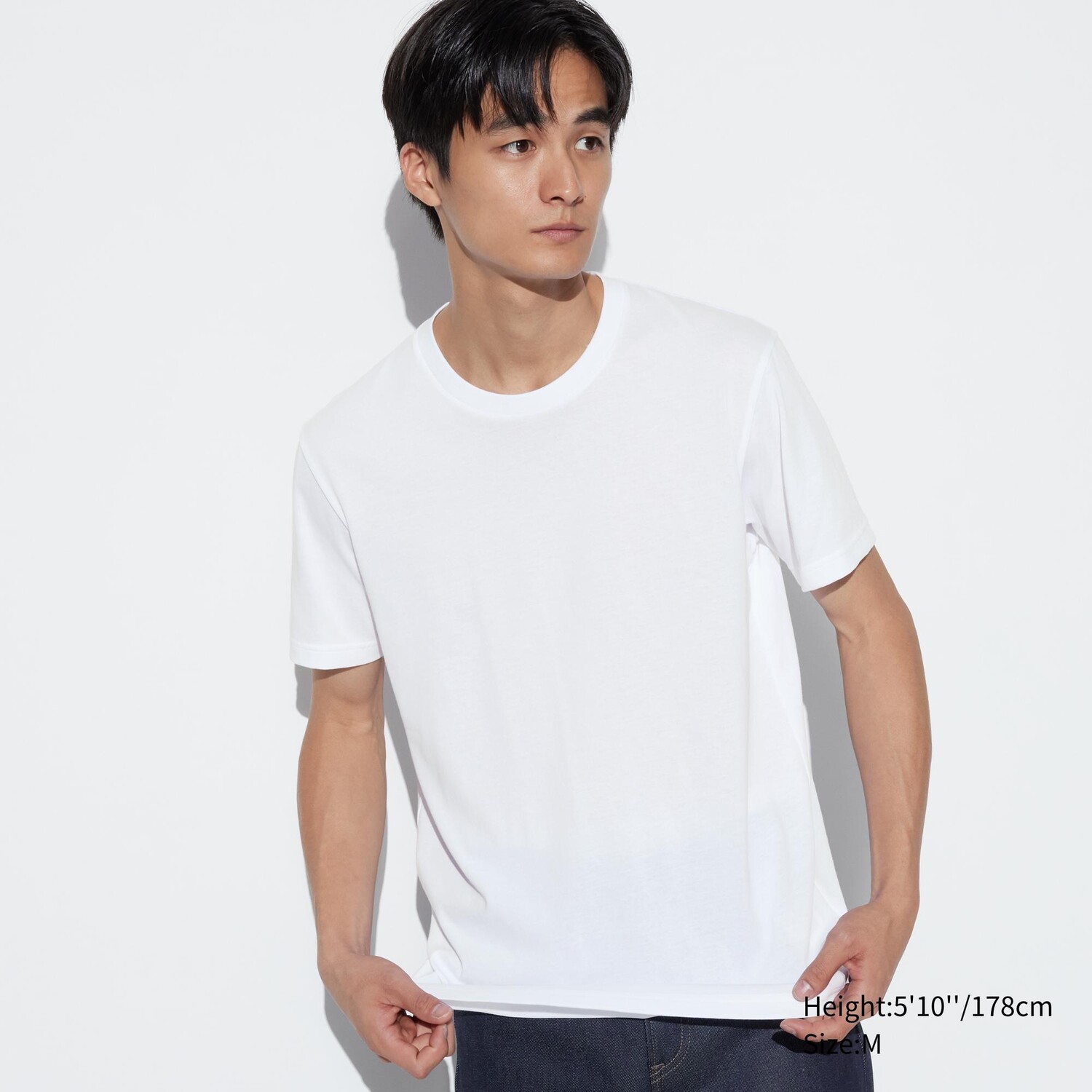 

Футболка DRY с круглым вырезом UNIQLO, белый