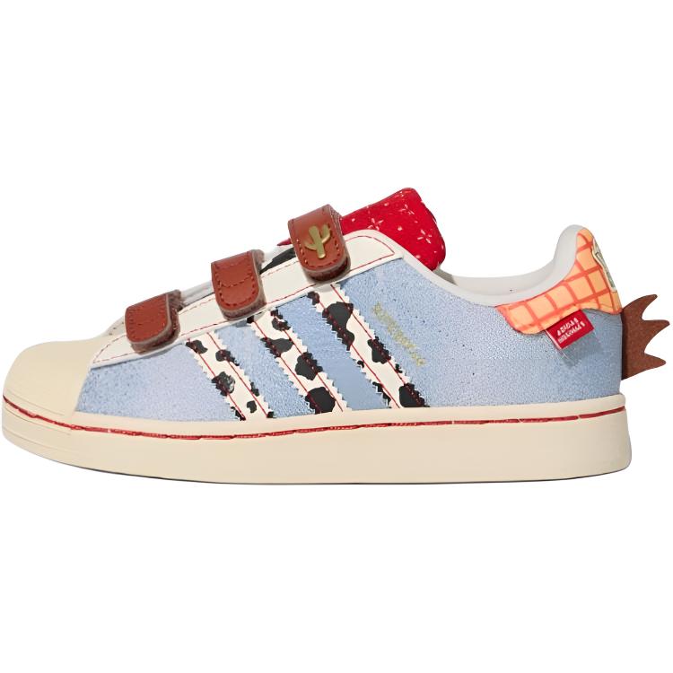 

Adidas Детские низкие скейтбордистские кроссовки Superstar 2, синие