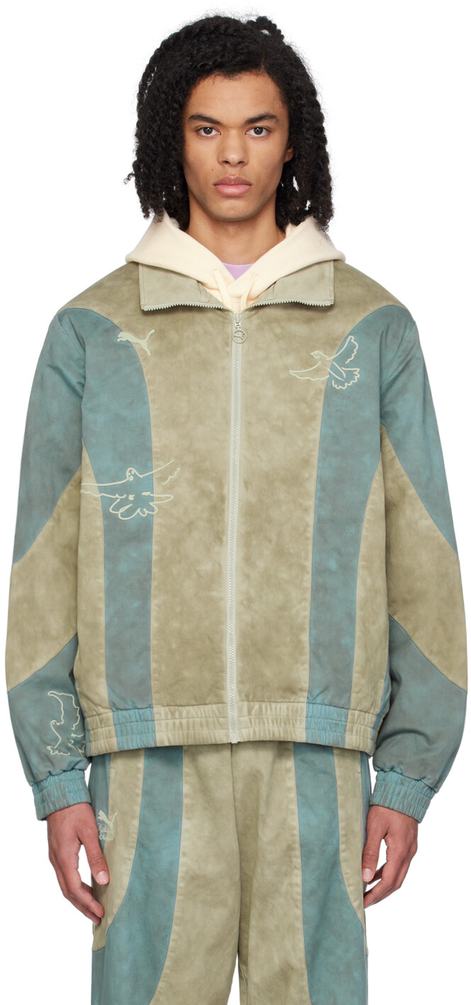 

Спортивная куртка Puma Edition Green & Blue KidSuper