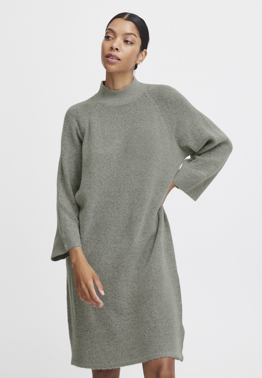 

Платье трикотажное BYMERLI b.young, цвет mid grey melange