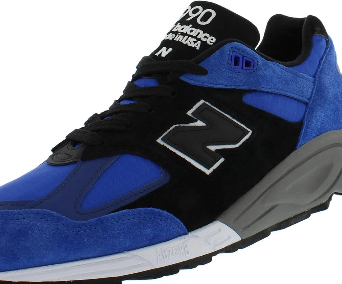 Мужские низкие кроссовки New Balance, размер M 990, произведено в США, Blue Black M990Pl2 — фото 2