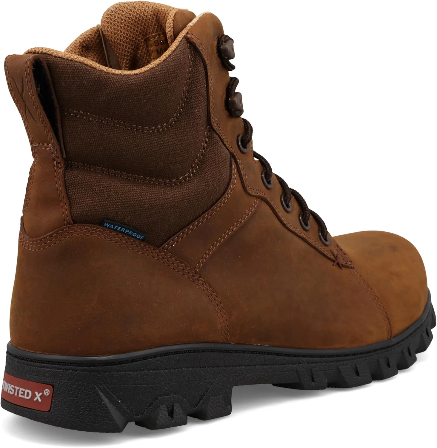 Рабочие ботинки Twisted X Mens 6" с нанокомпозитным носком, коричневый — фото 4