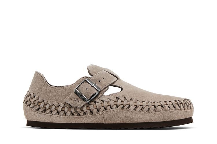 

Кроссовки Birkenstock Kith x London Braided Moon Rock, серый