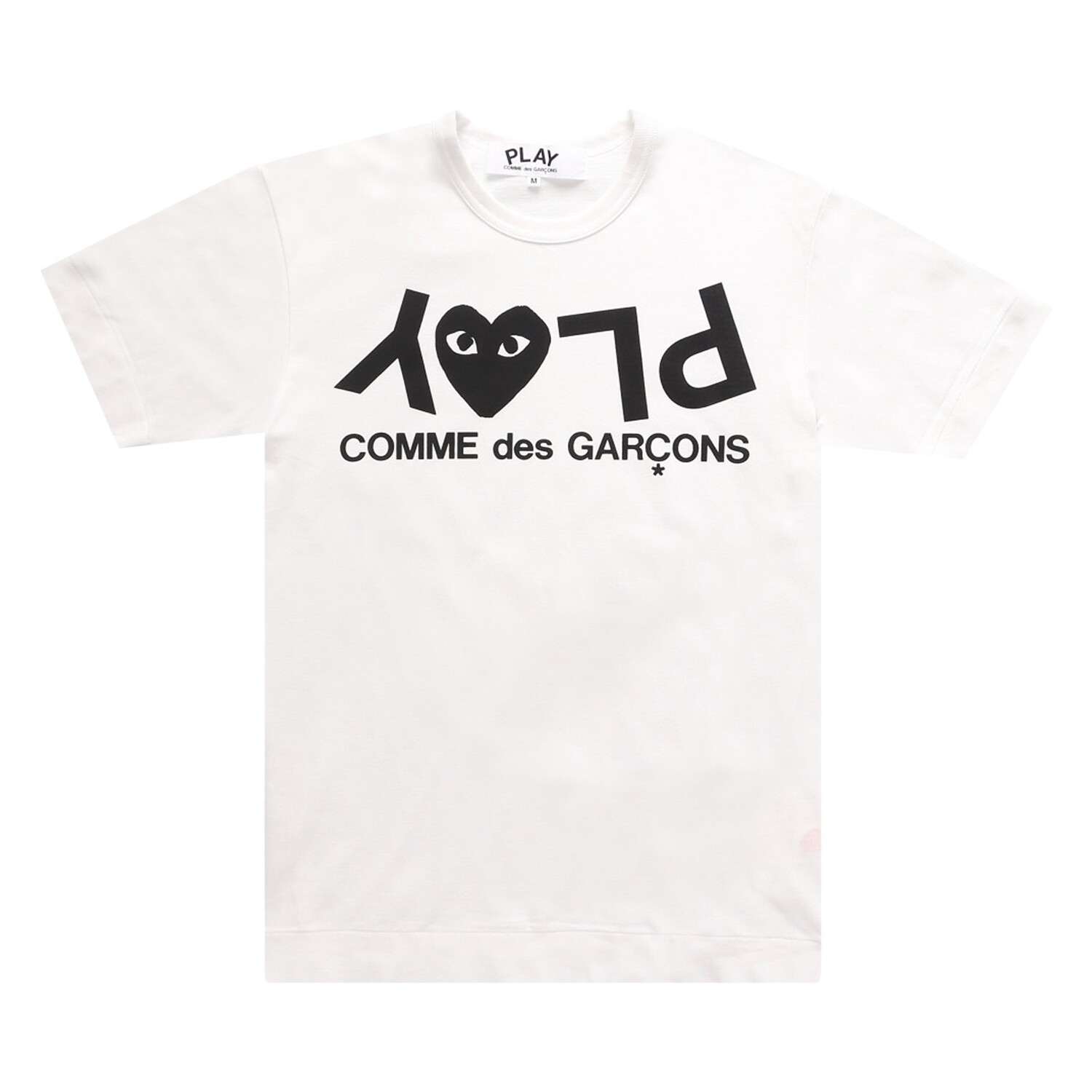 

Футболка с перевернутым логотипом Comme des Garçons PLAY, цвет Белый