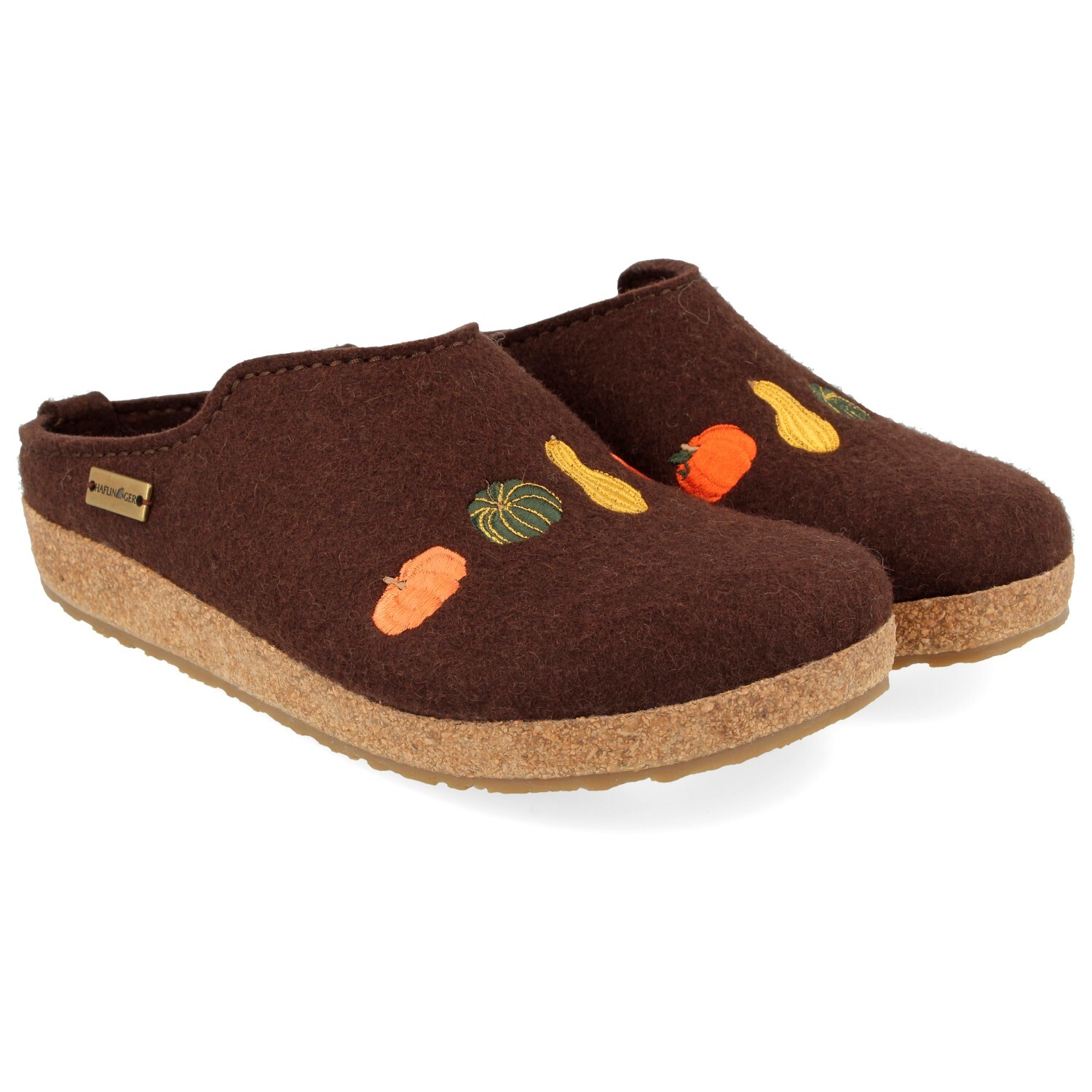 

Тапочки Haflinger Grizzly Kürbis, цвет Espresso