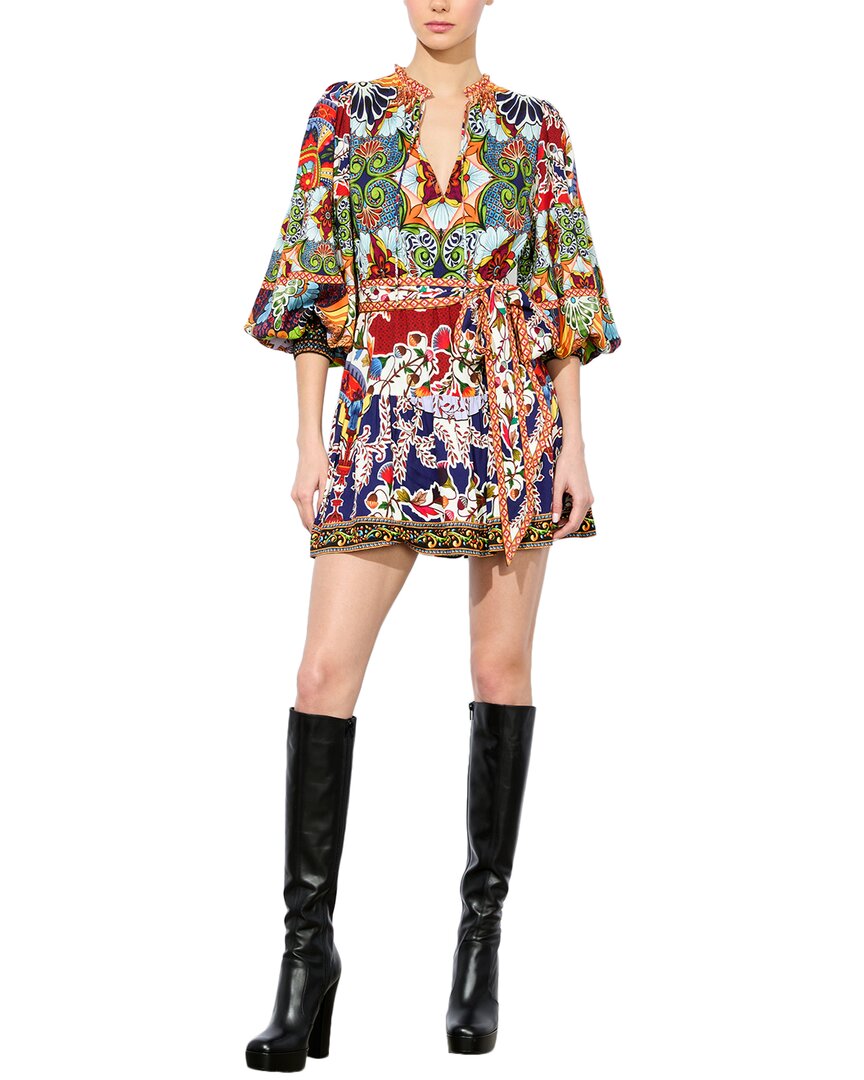 

Алис + Оливия Платье Сэди Alice + olivia, мультиколор