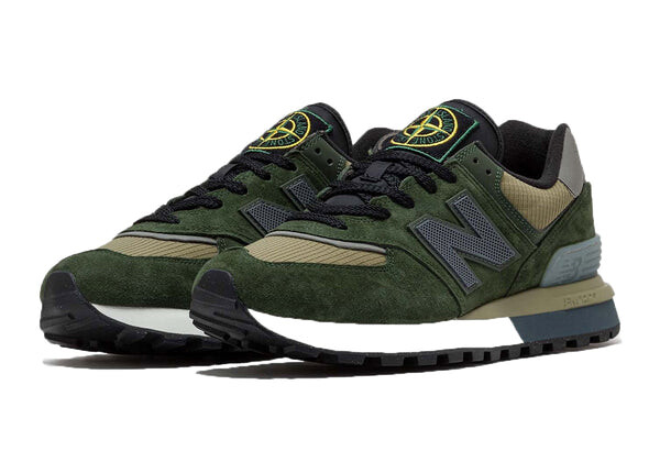 Кроссовки New Balance 574 Legacy в зеленом цвете — фото 3
