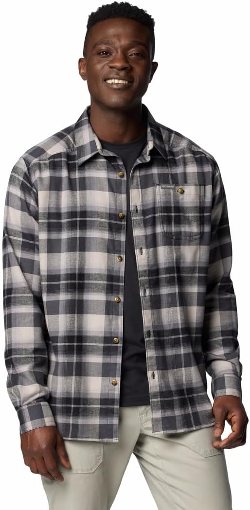 

Columbia мужская фланелевая рубашка с длинным рукавом Cornell Woods, Black/Grey Classic Multi Tartan