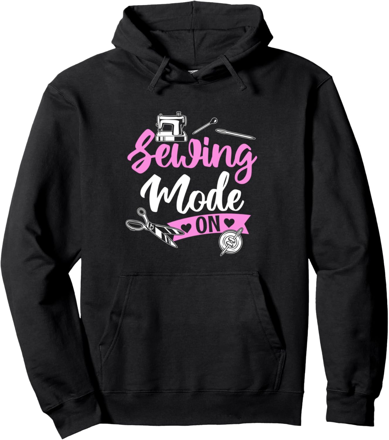

Режим шитья включен - Худи с идеями для шитья Sewing Lover Seamstress Sewing, черный