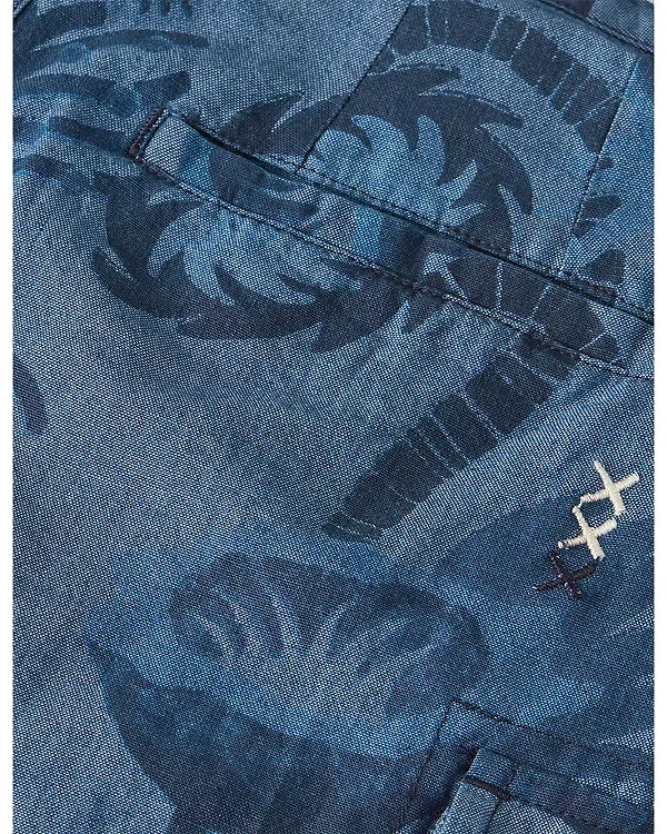 Шорты из шамбре с принтом по всей поверхности - для детей постарше Scotch & Soda, Navy — фото 3