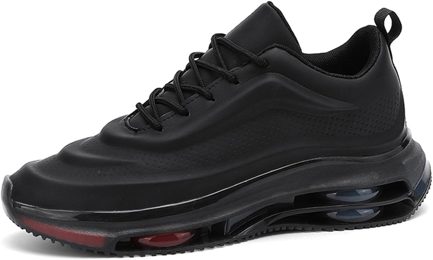 

Мужские модные кроссовки для тенниса, спортивные прогулочные туфли, с контрастным цветом, для тренировок и повседневной носки Spwagym, черный