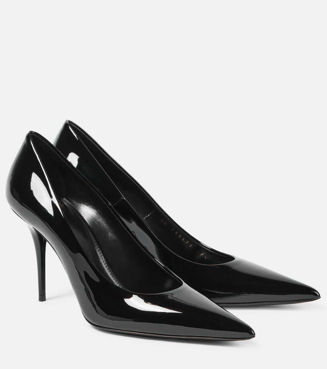 Норма лаковые туфли-лодочки Saint Laurent, черный