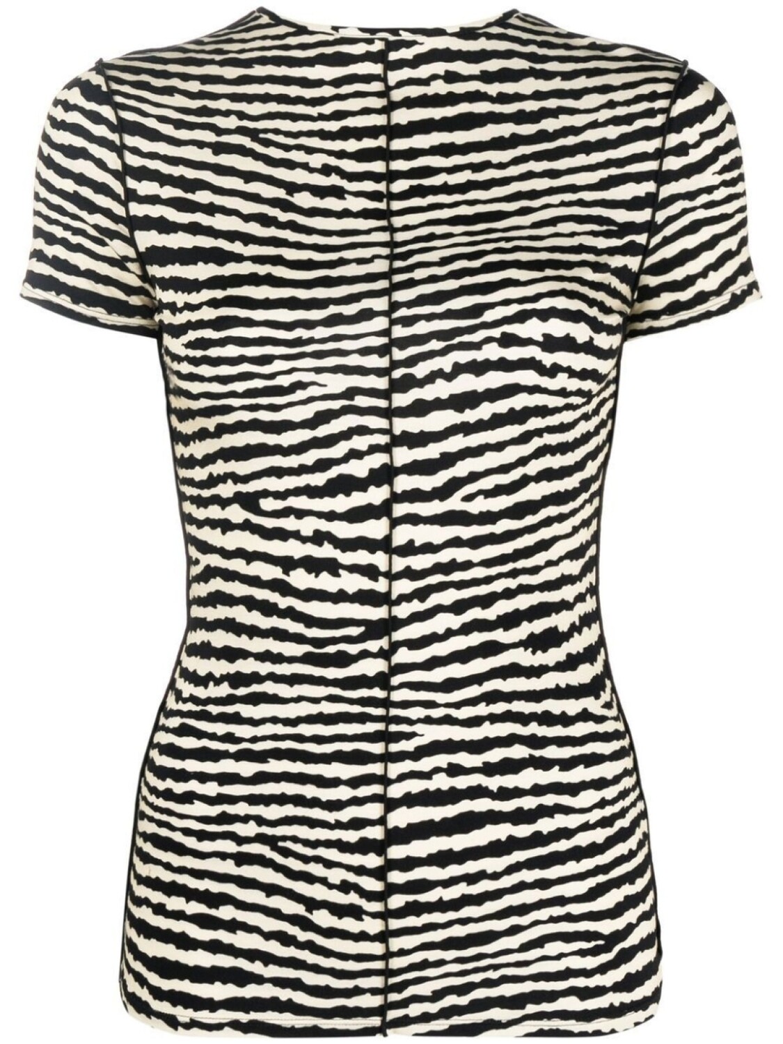 

Proenza Schouler White Label футболка с зебровым принтом, черный