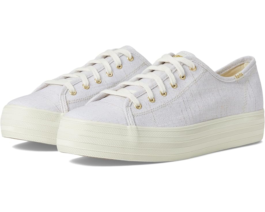 

Кроссовки Keds Triple Kick Canvas, цвет Gold Metallic Textile