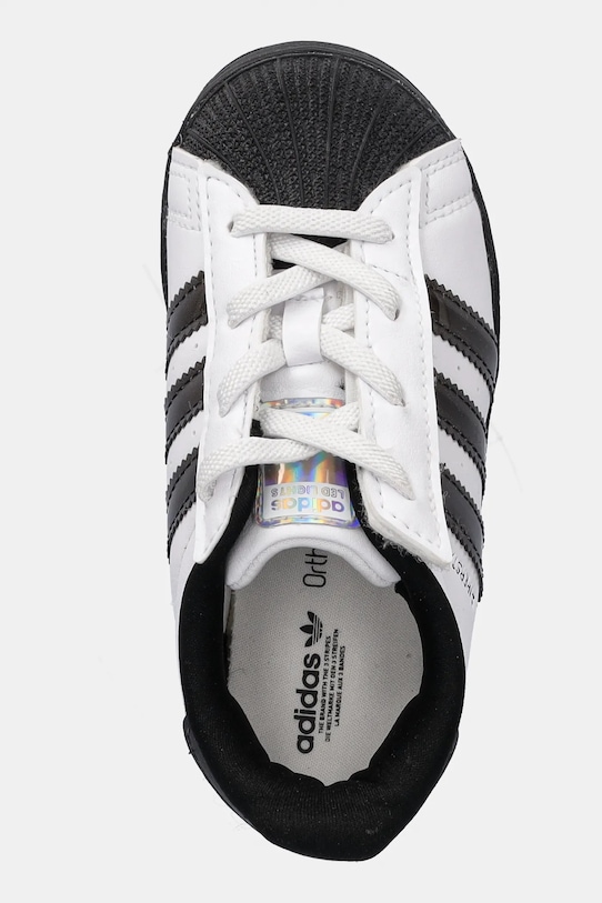 Детские кроссовки Superstar LED Lights Adidas Originals, белый — фото 4