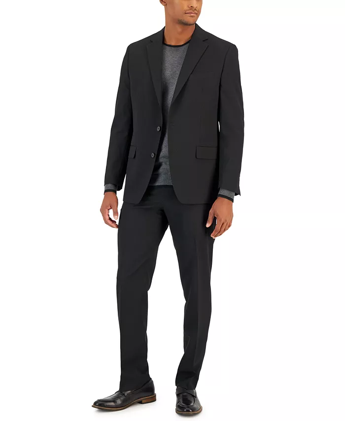 

Мужские костюмы Flex Plain Slim Fit Van Heusen, черный