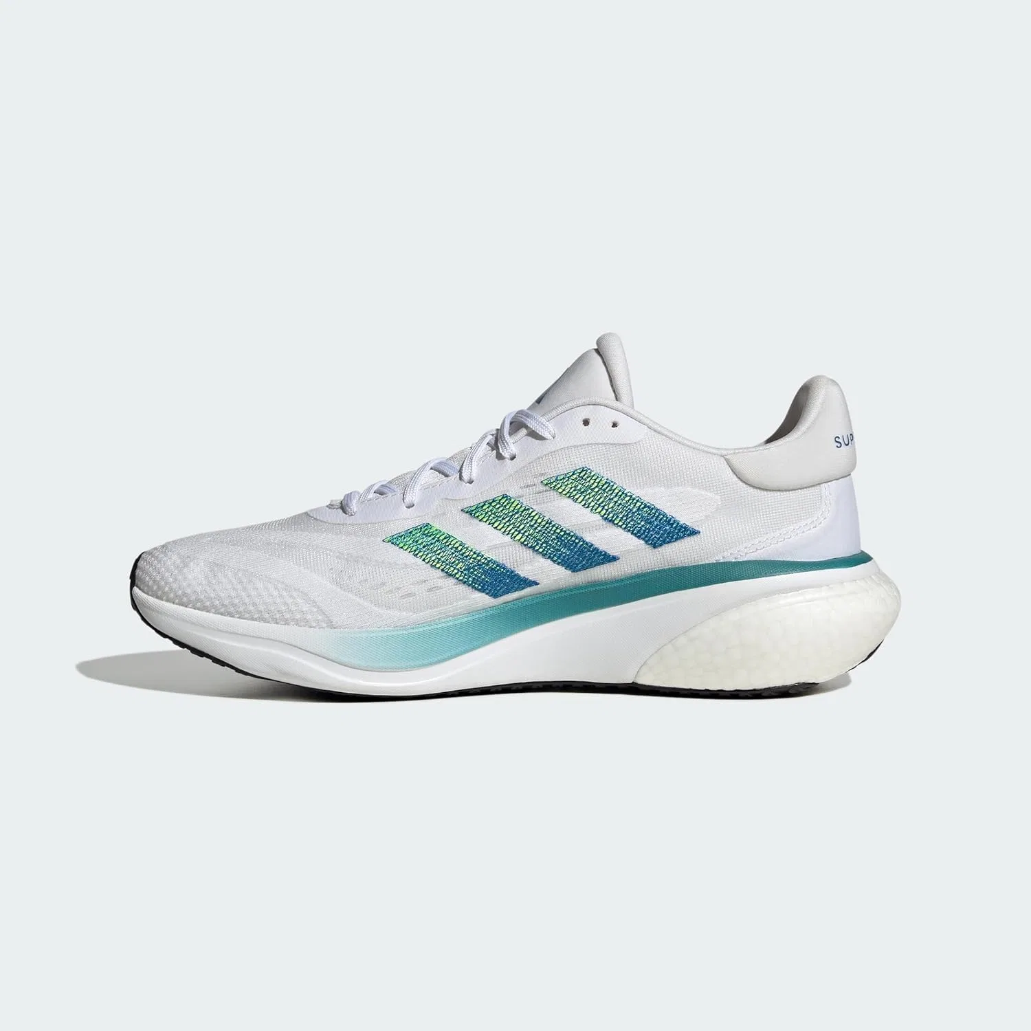 Мужские беговые кроссовки Adidas Supernova 3, Ftwr White Lucid Lemon Arctic Fusion — фото 3